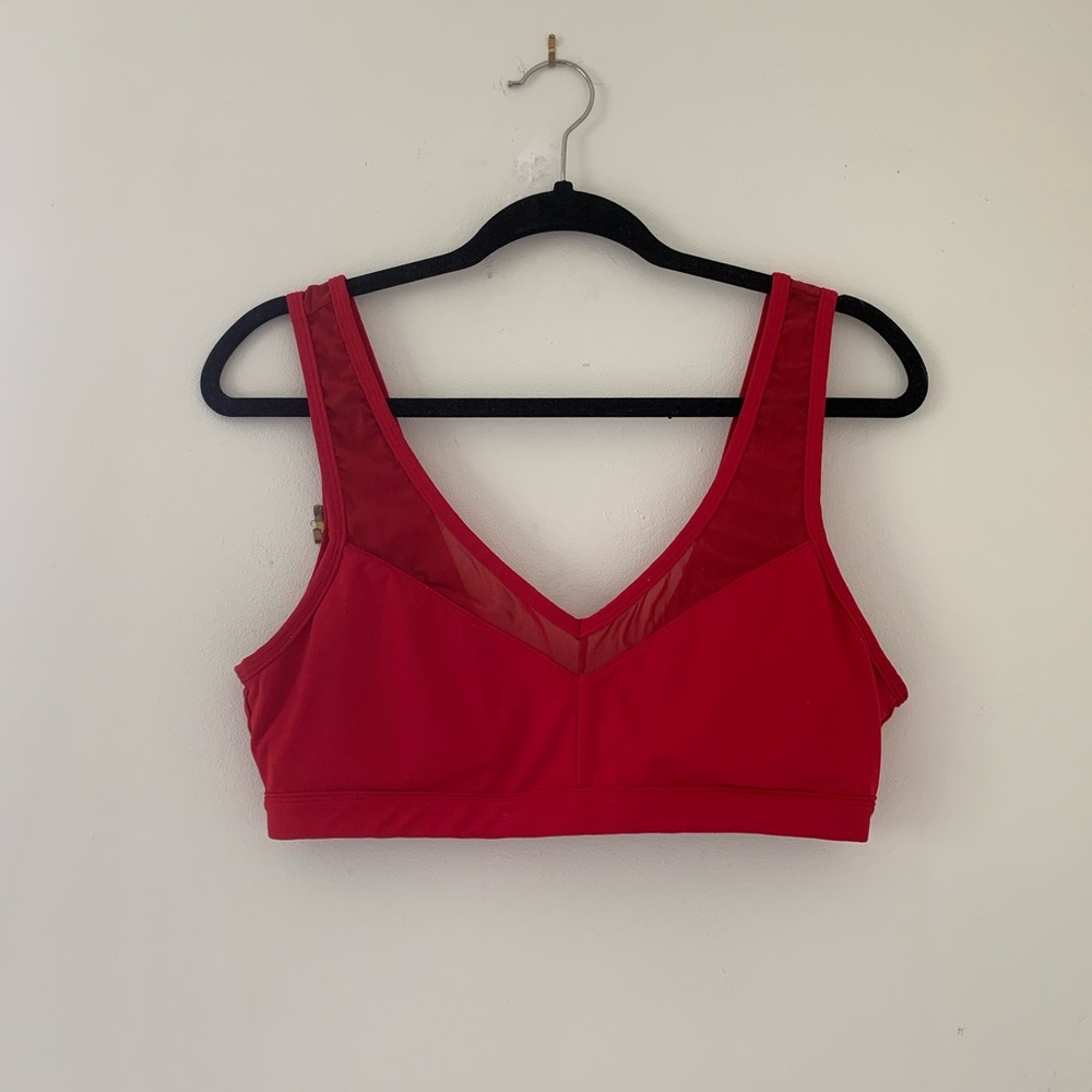 Cute Red Fabletics V Bra
